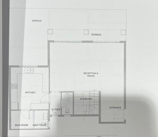 Floor plan for duplex at Aliva Mountain View Mostakbal City