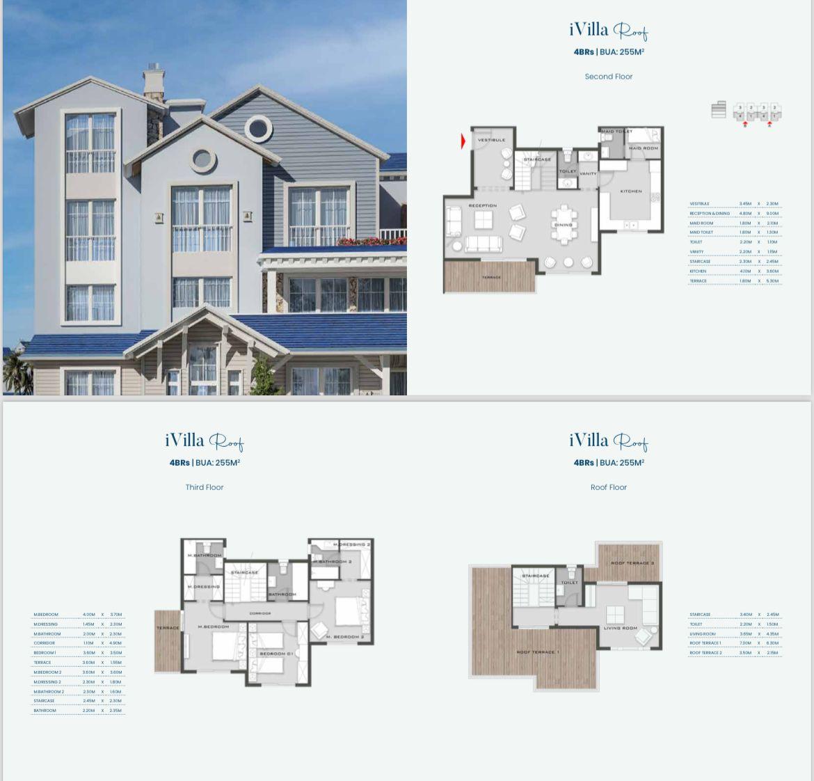 Floor plan for duplex at Aliva Mountain View Mostakbal City