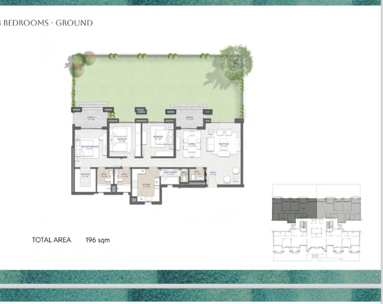 Floor plan for apartment at City Gate