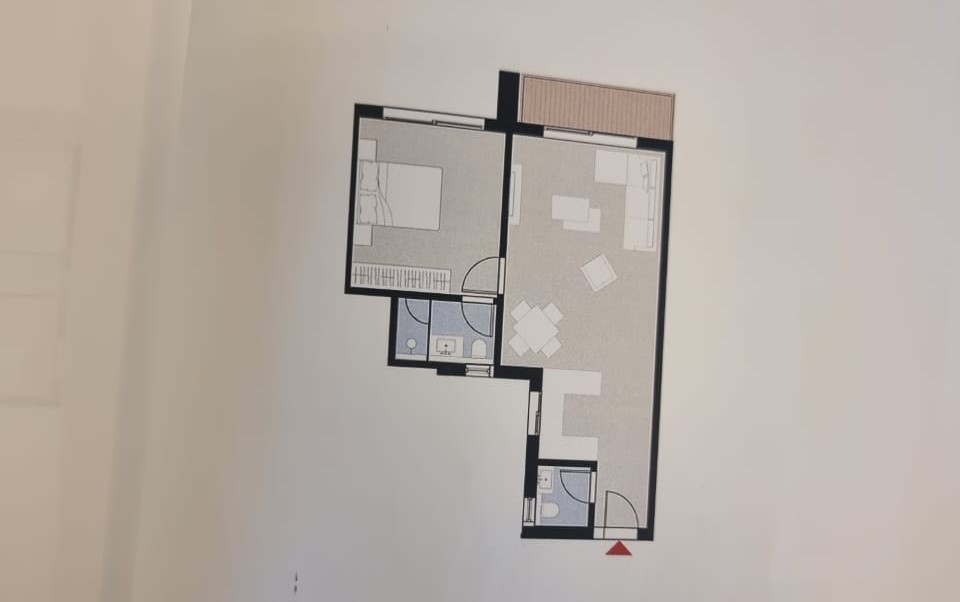 Floor plan for chalet at Silversands
