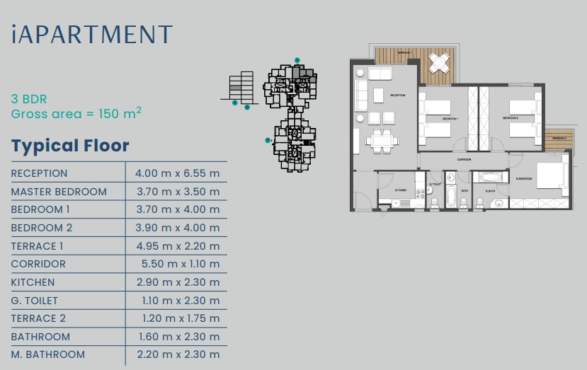 Floor plan for apartment at Mountain View iCity October