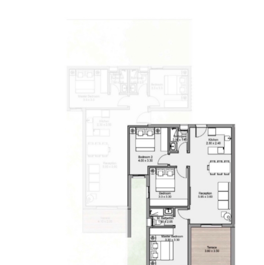 Floor plan for chalet at D-Bay