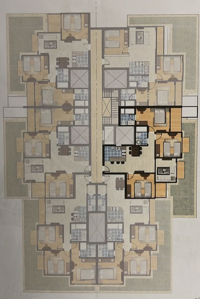 Floor plan for chalet at Stella di mare 2