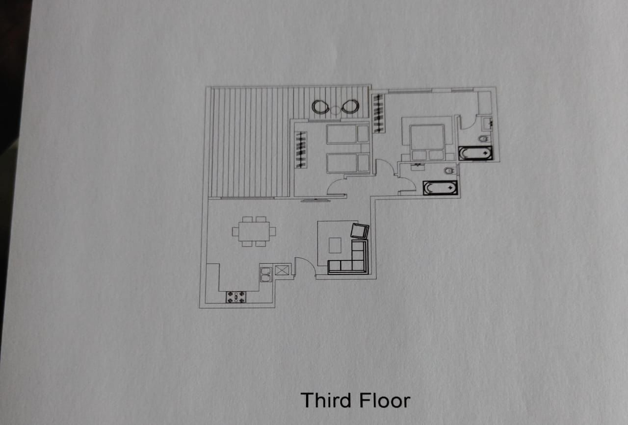 Floor plan for chalet at Cali Coast Ras El Hekma