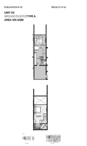 Floor plan for duplex at Nmq
