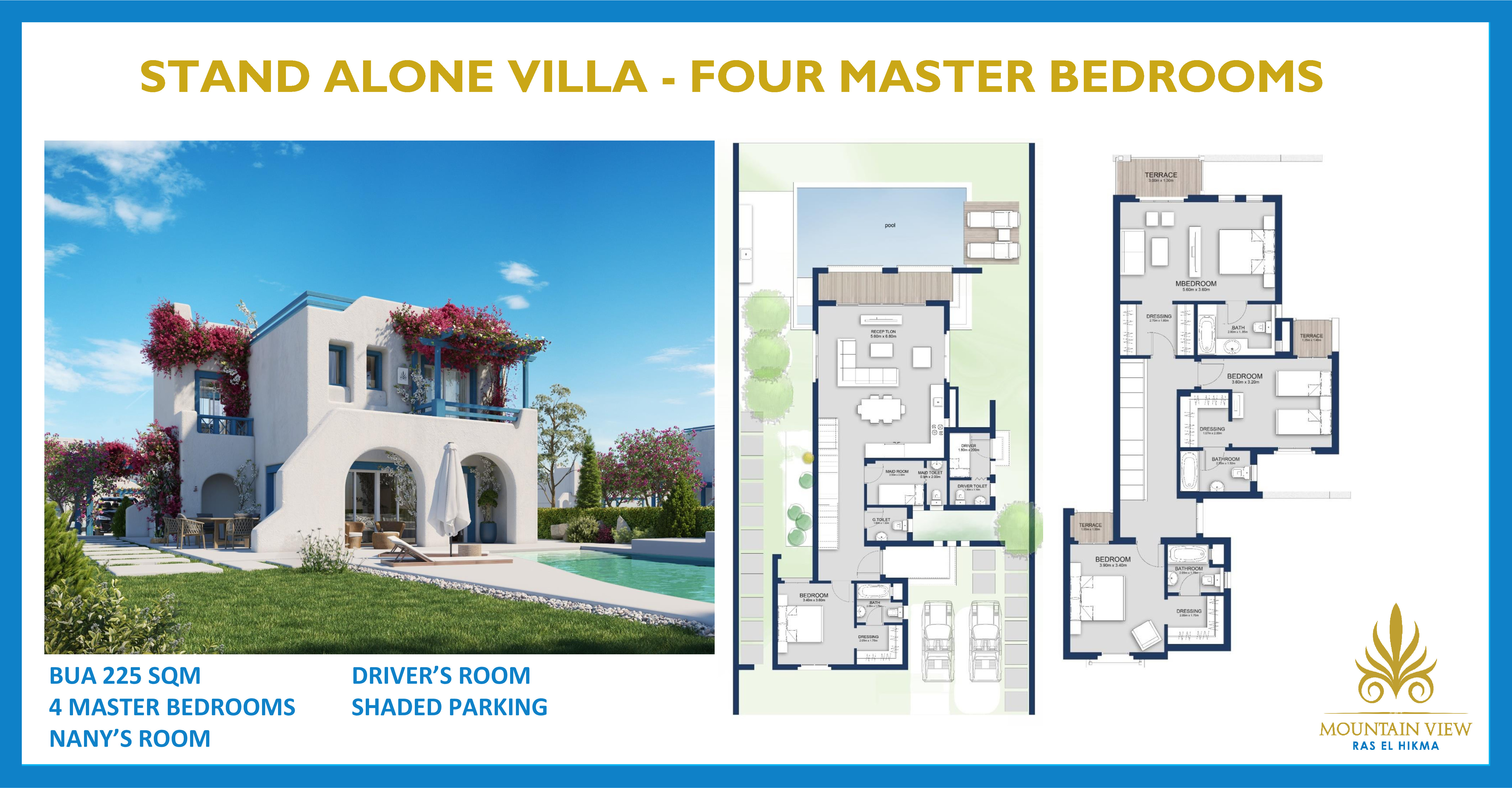 Floor plan for villa at Crete Island