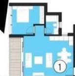Floor plan for apartment at ZED