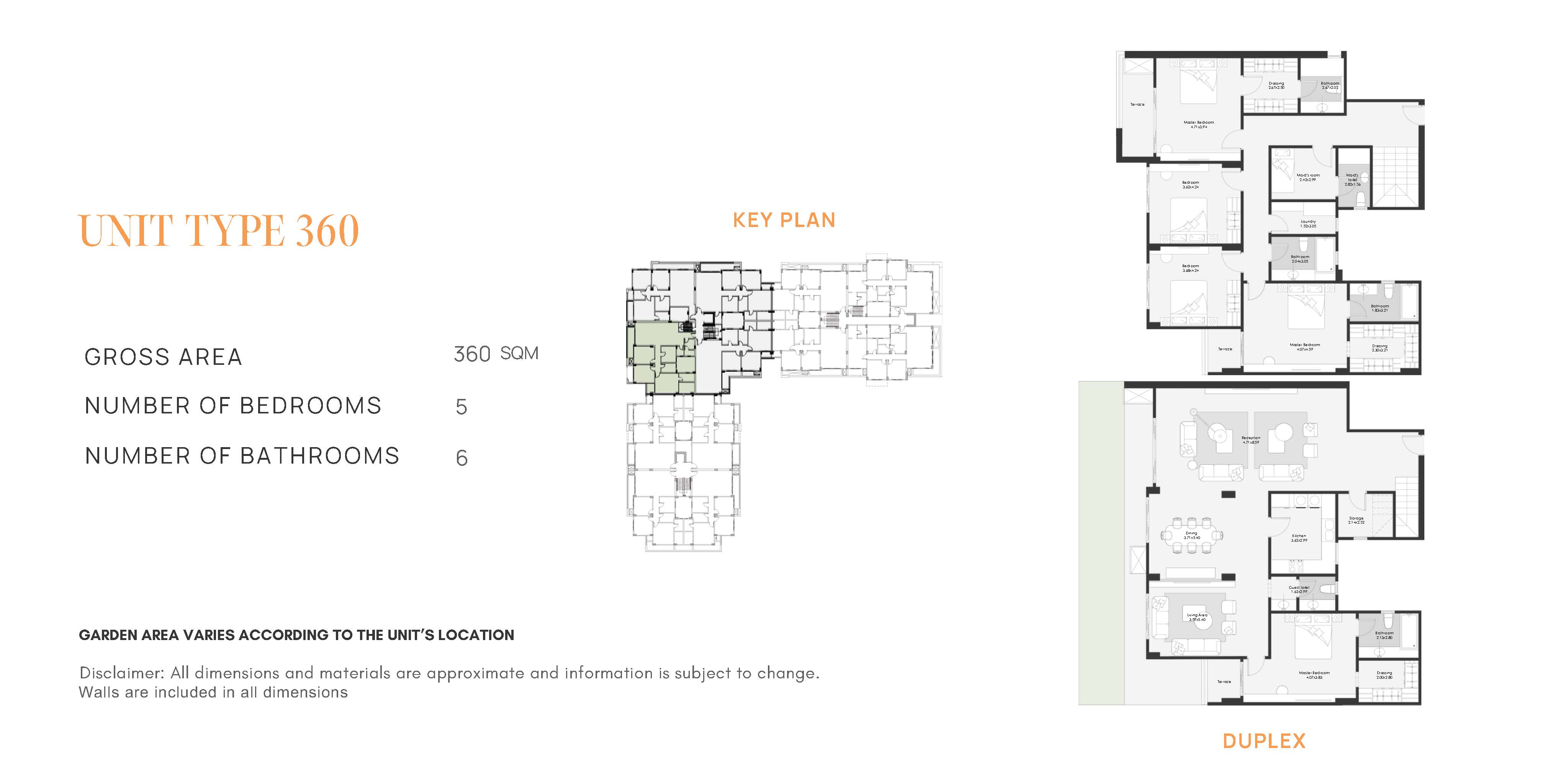 Floor plan for duplex at El Patio Sola