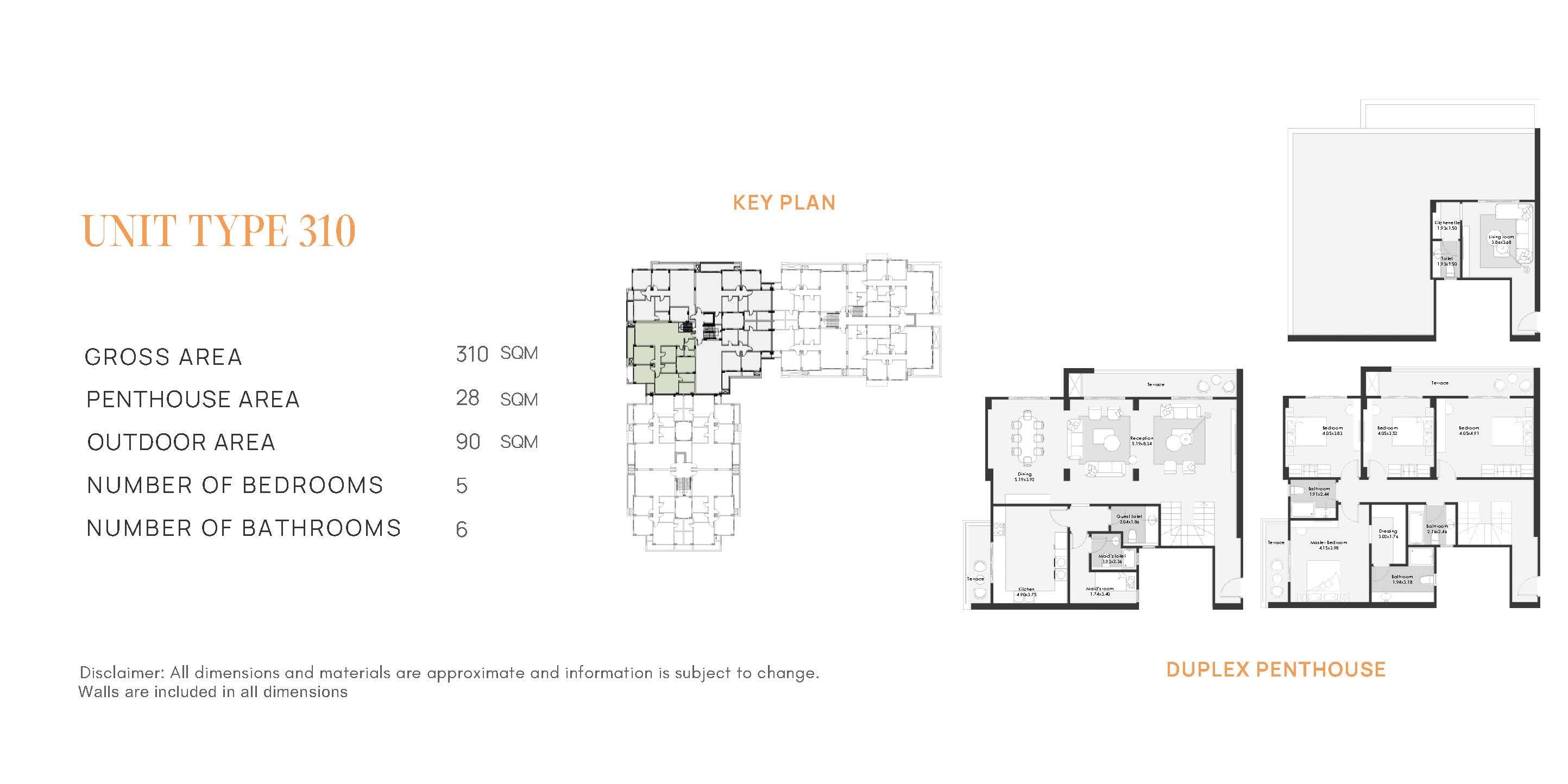 Floor plan for duplex at El Patio Sola