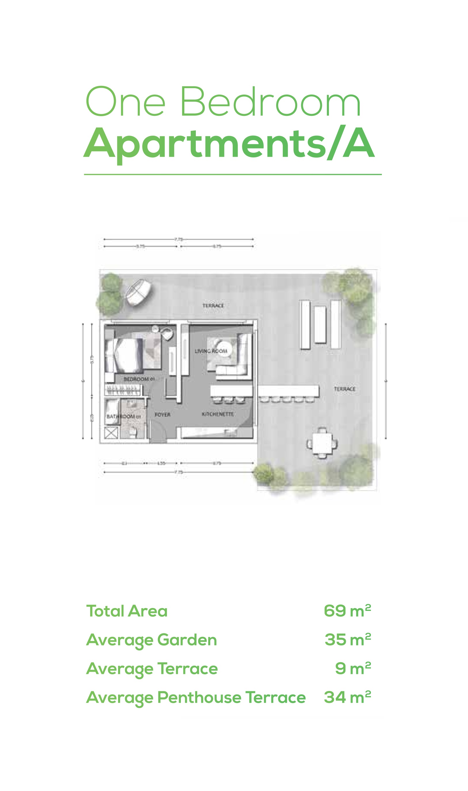 Floor plan for apartment at G Cribs