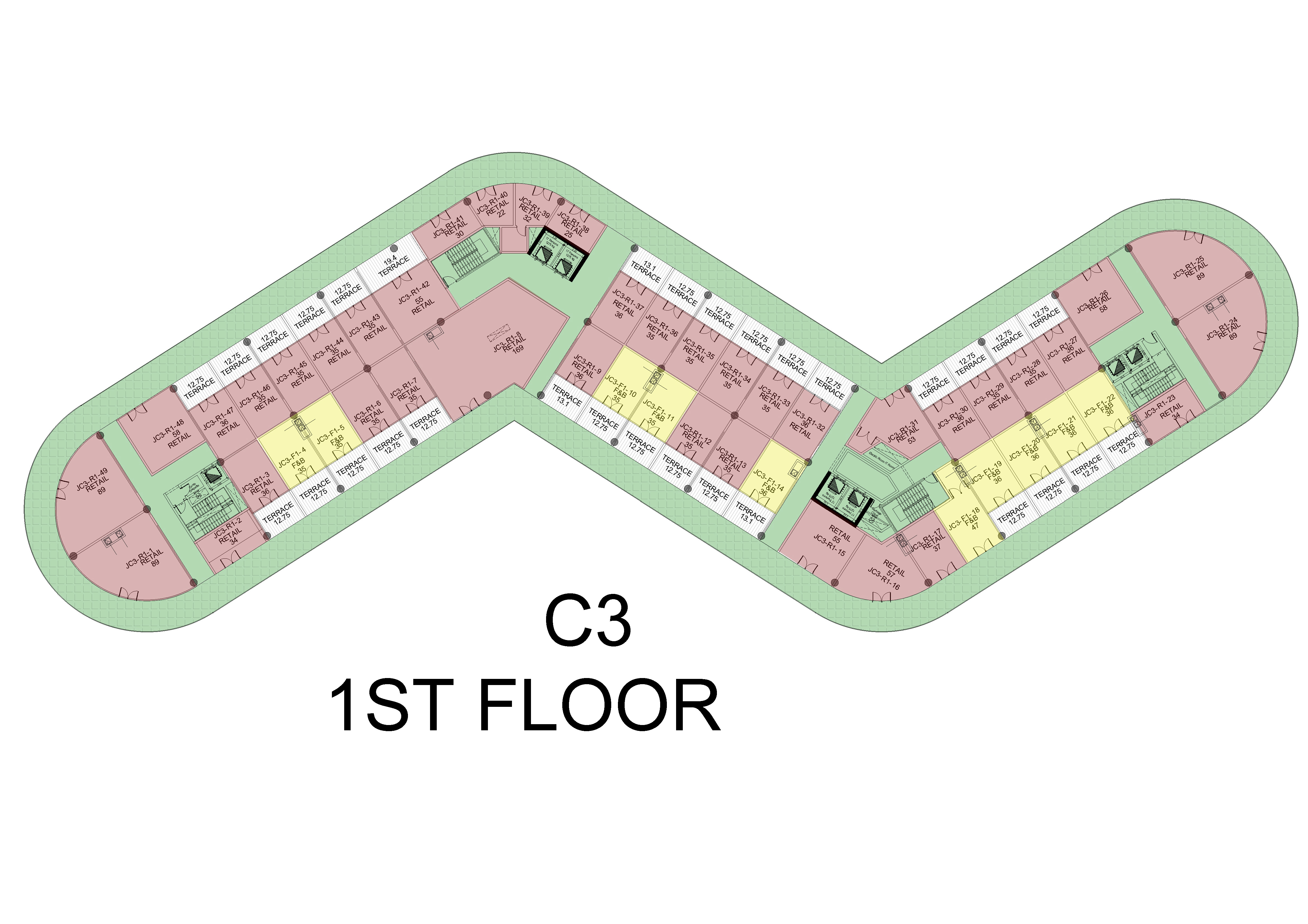 Floor plan for  at Jazebeya