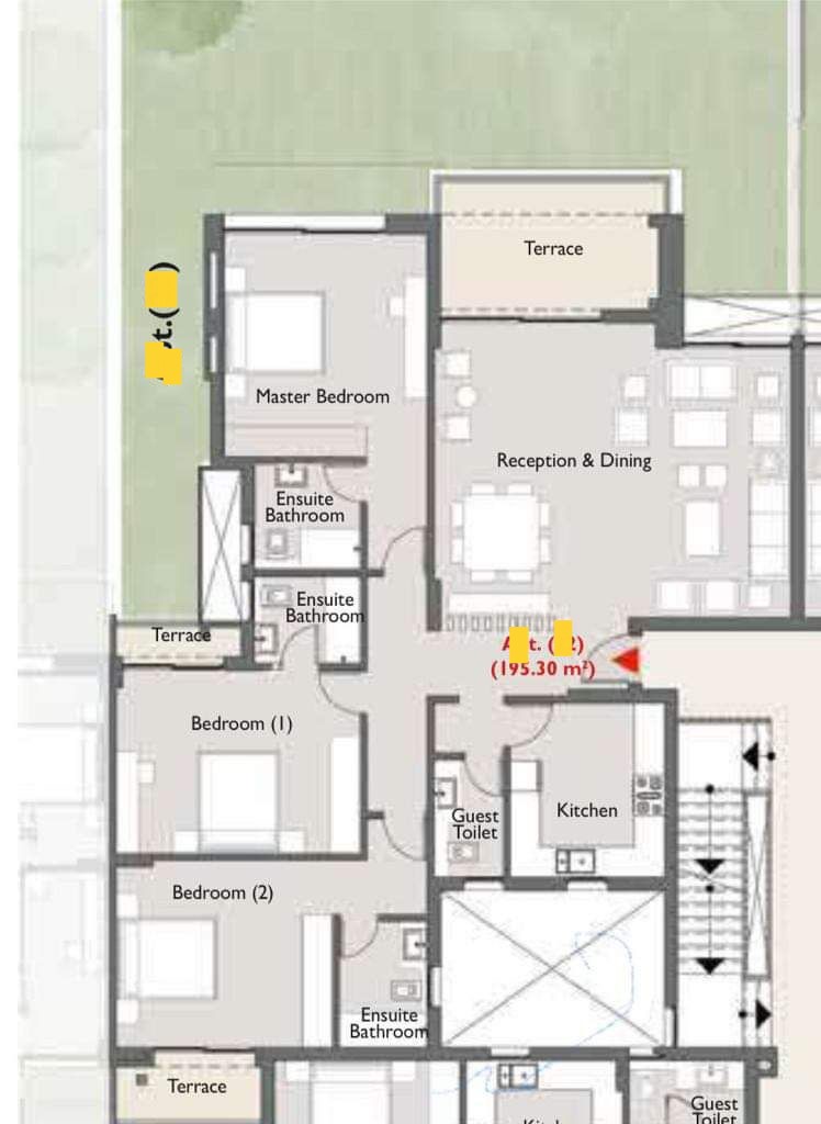 Floor plan for apartment at Capital Gardens