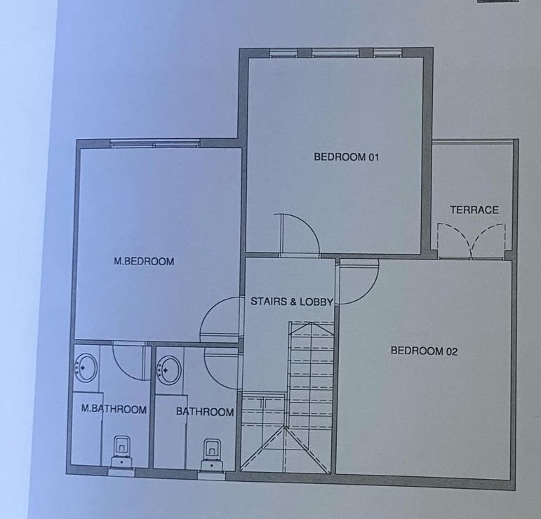 Floor plan for duplex at Aliva Mountain View Mostakbal City
