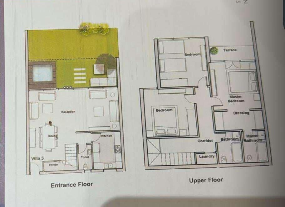Floor plan for villa at The Median Residences