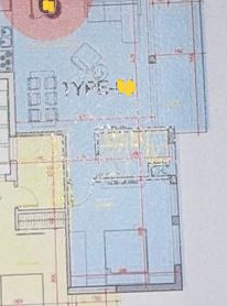 Floor plan for studio at Bloomfields