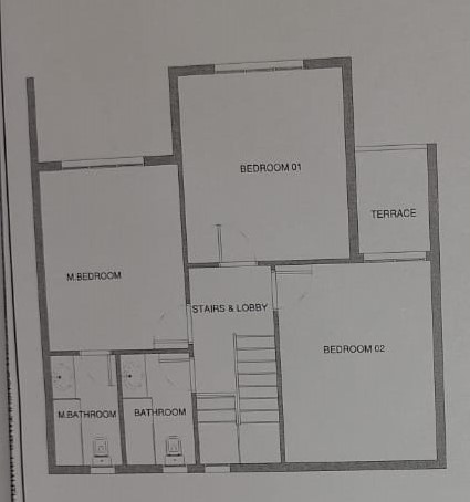 Floor plan for duplex at Mountain View iCity October