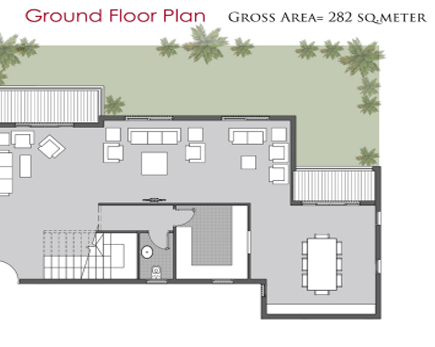Floor plan for duplex at Dejoya Residence