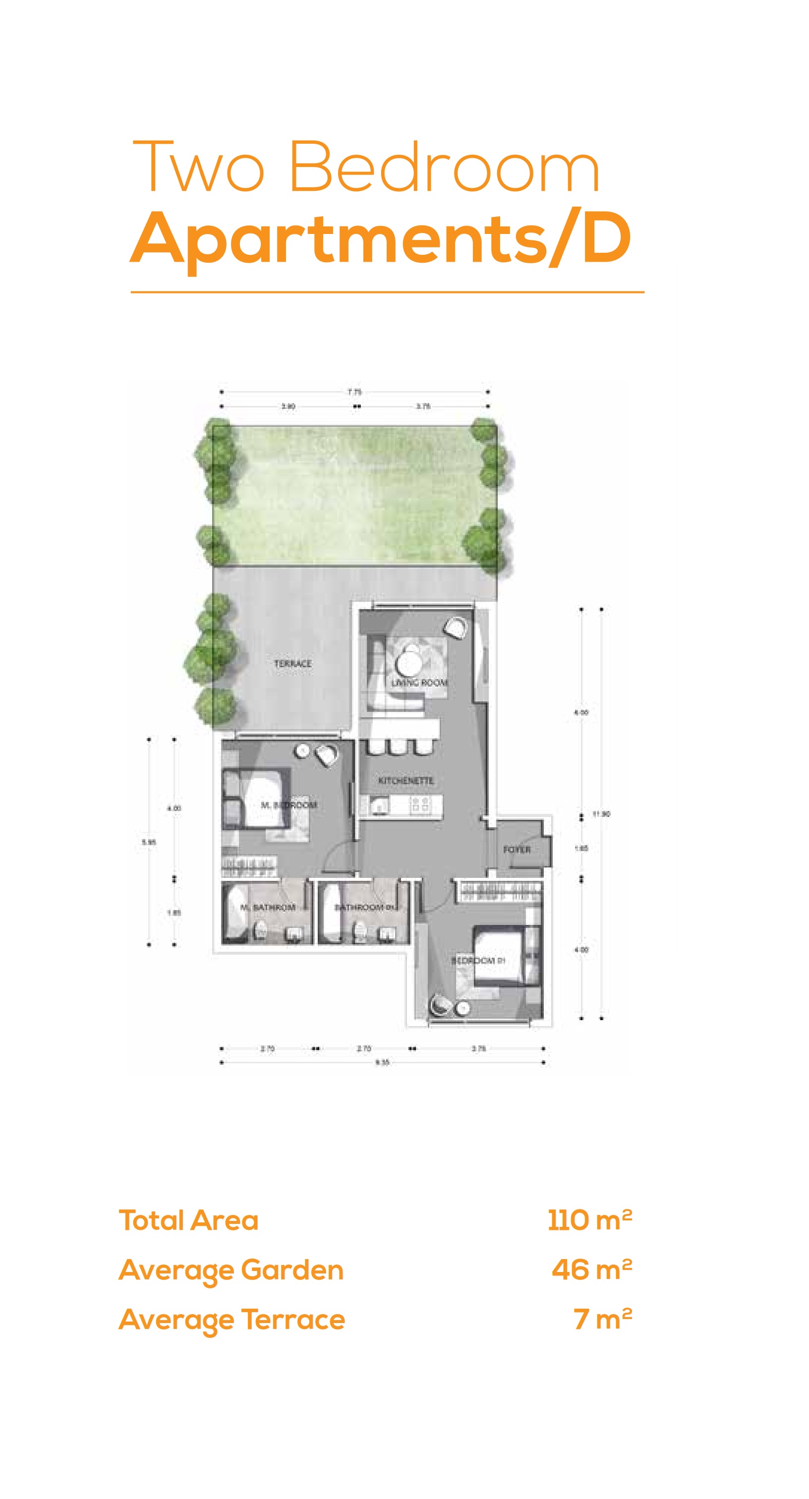 Floor plan for apartment at G Cribs