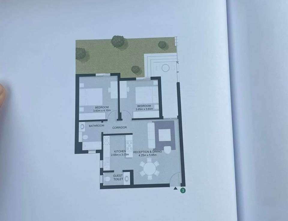 Floor plan for apartment at VYE SODIC