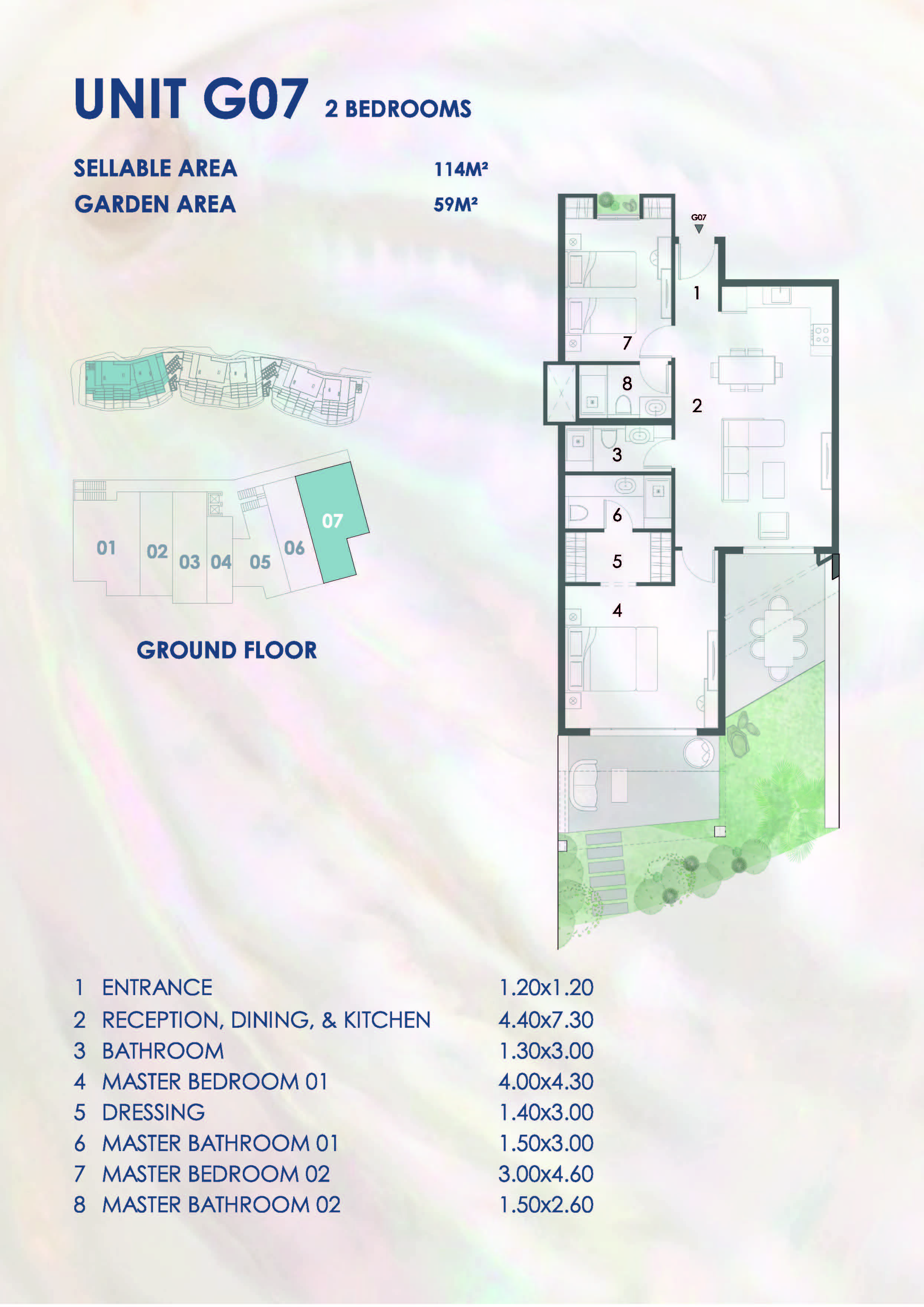 Floor plan for chalet at El Masyaf