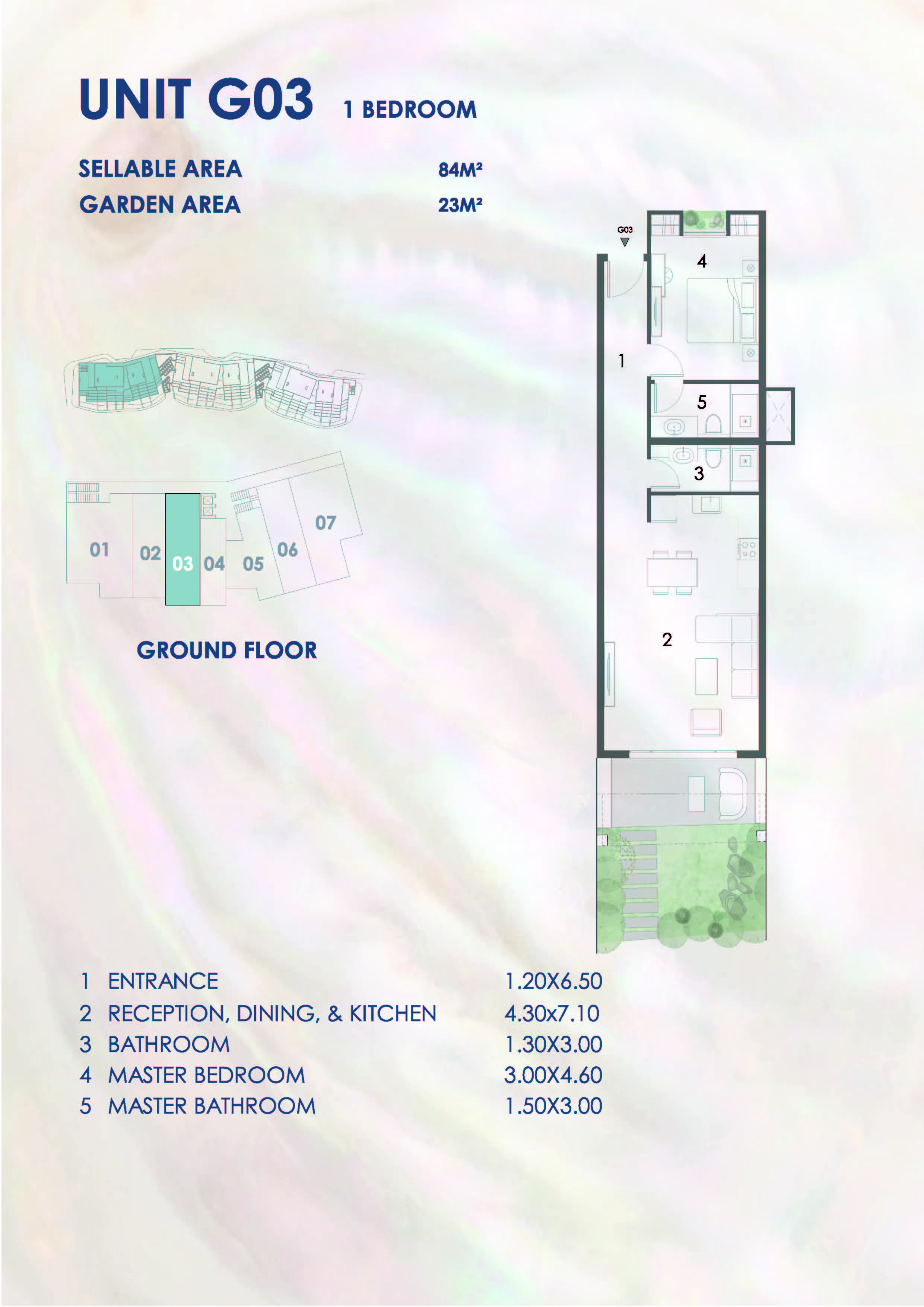 Floor plan for chalet at El Masyaf