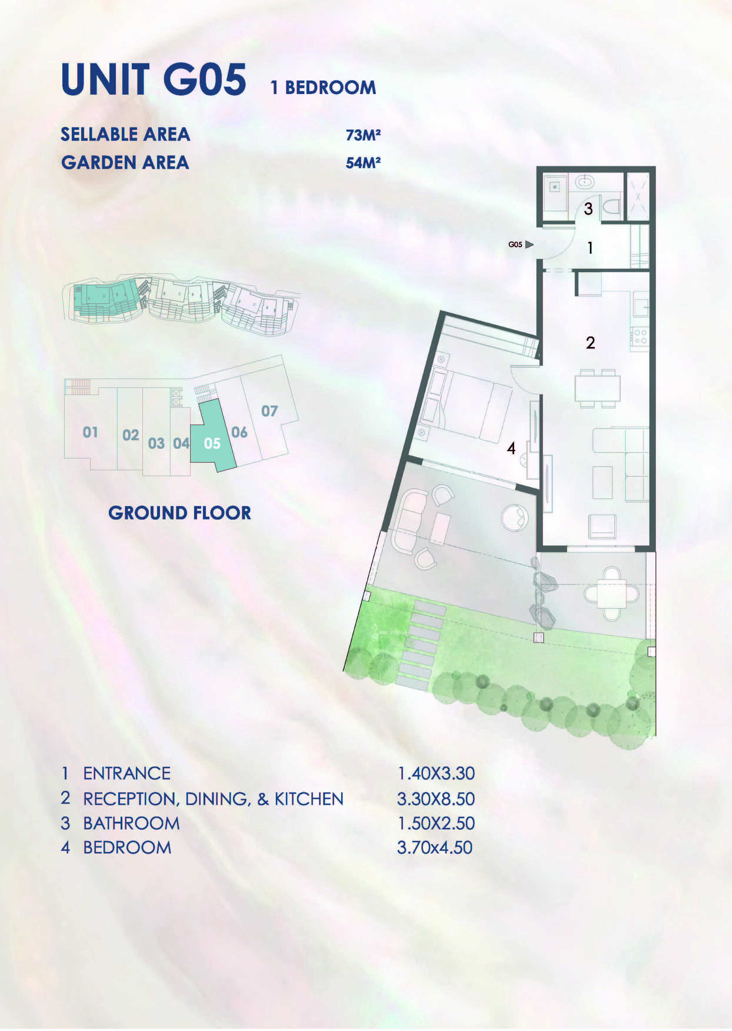 Floor plan for chalet at El Masyaf