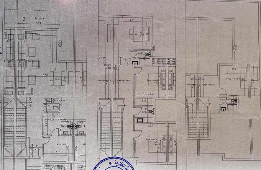 Floor plan for townhouse at Palm Hills New Cairo