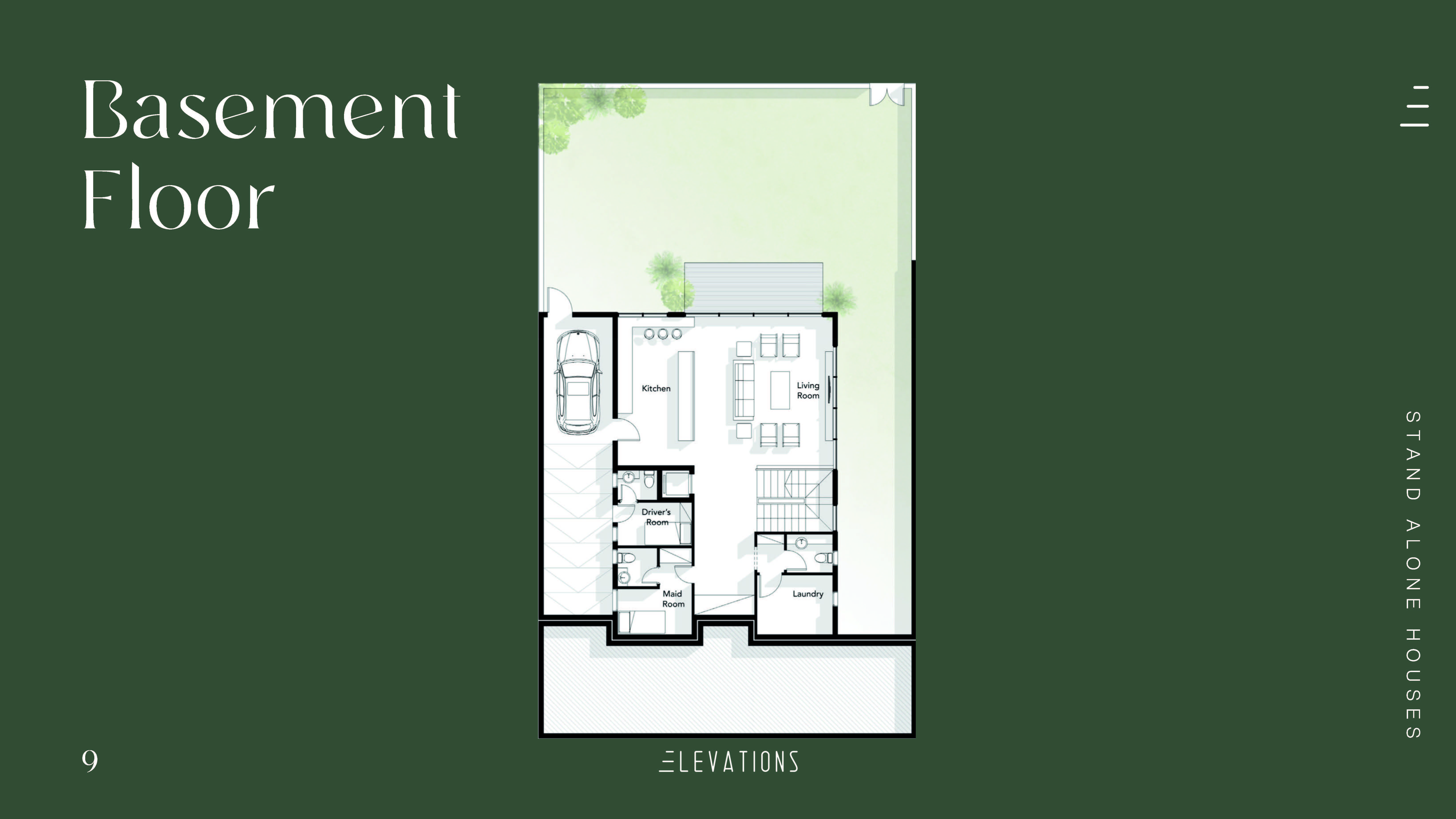 Floor plan for villa at Elevation