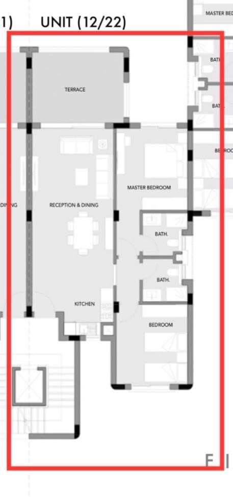 Floor plan for chalet at Hacienda West