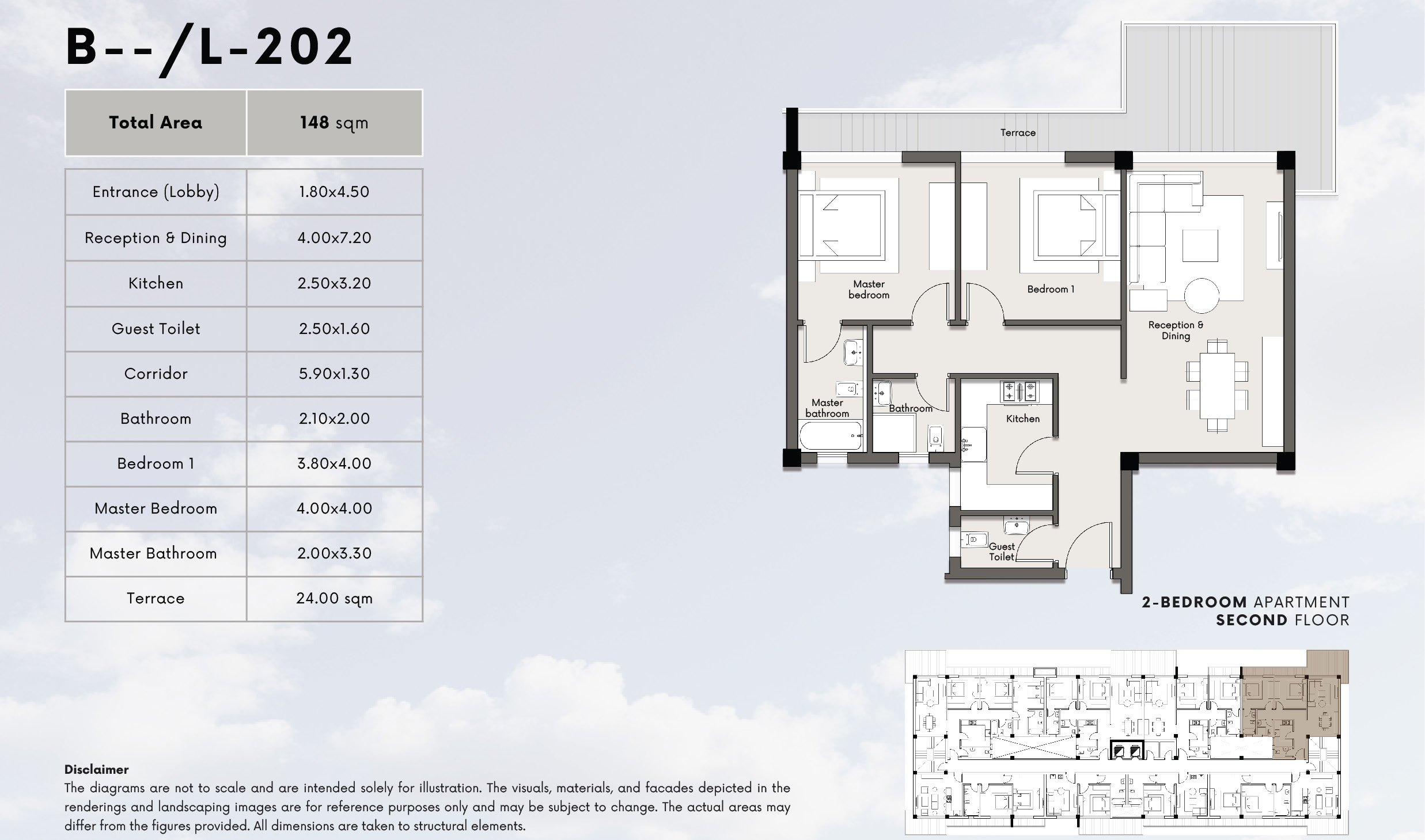 Floor plan for apartment at Kite