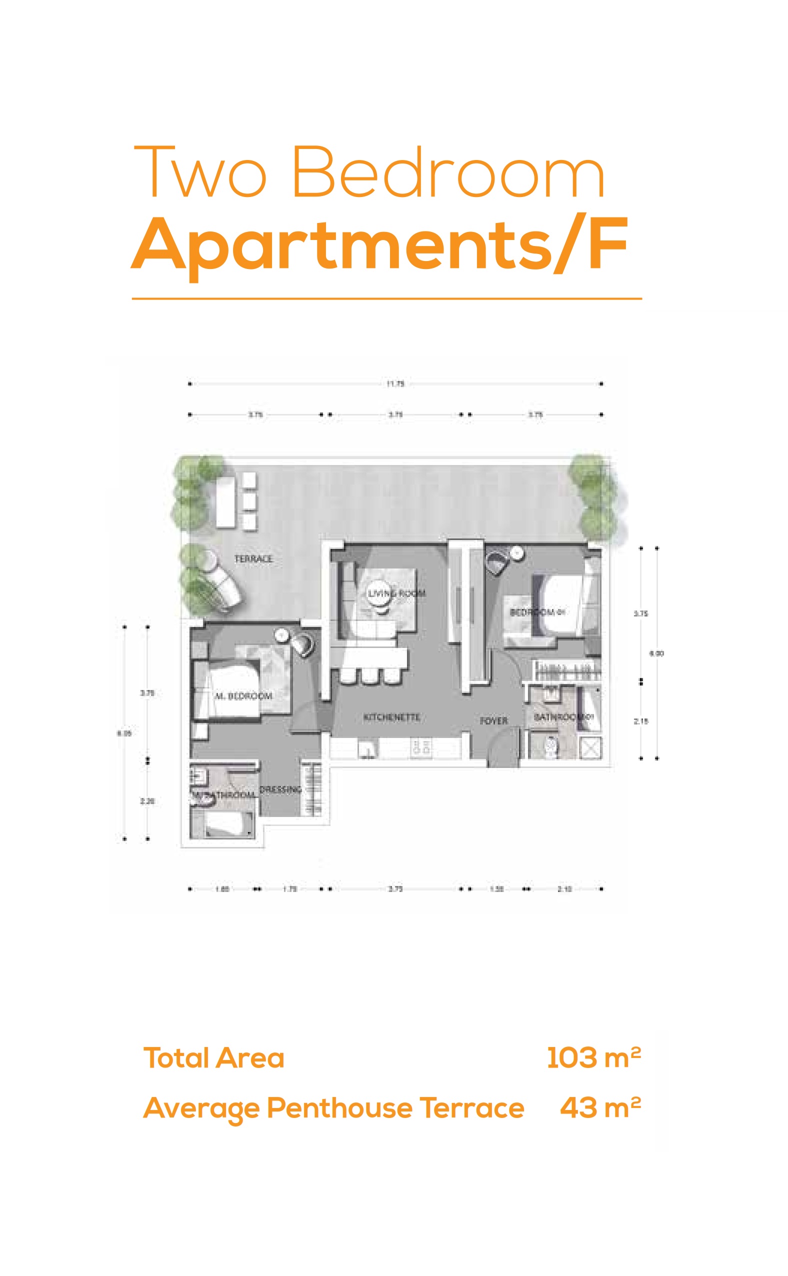 Floor plan for apartment at G Cribs