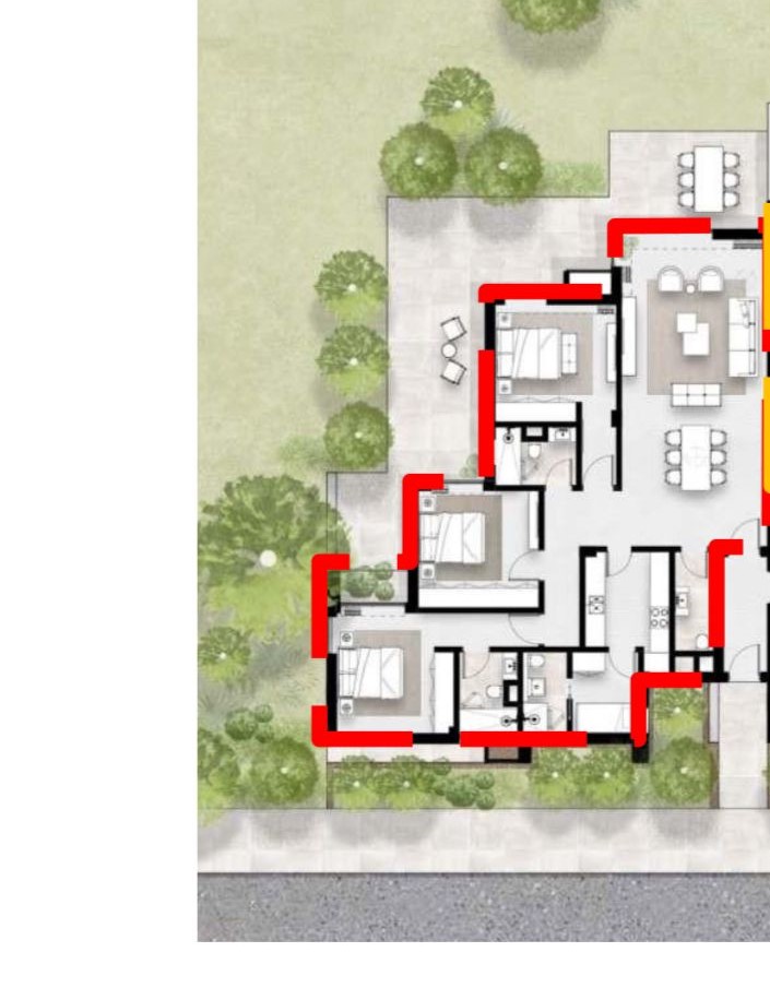 Floor plan for apartment at Solana