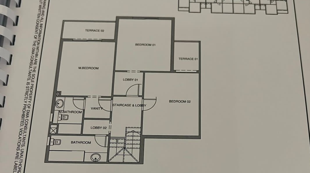 Floor plan for duplex at Aliva Mountain View Mostakbal City