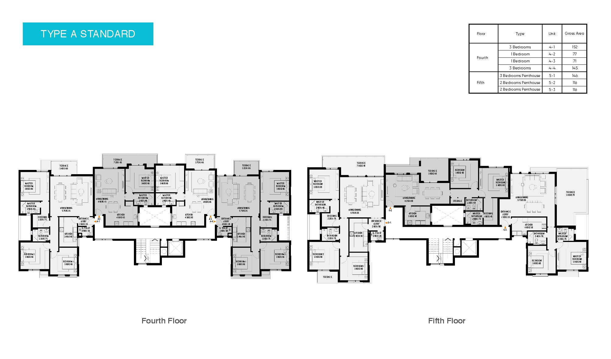 Floor plan for apartment at O West Orascom