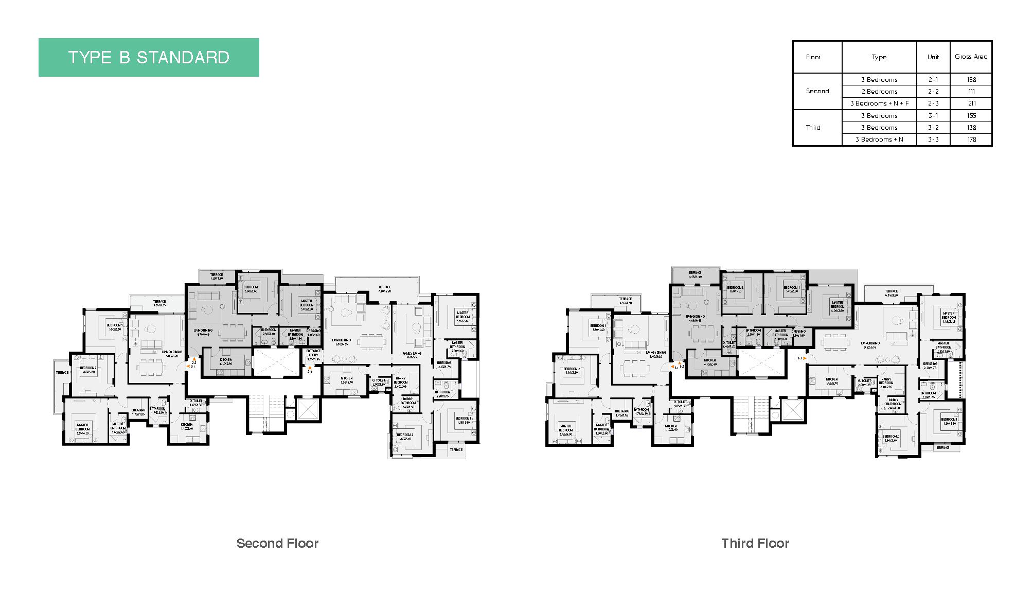 Floor plan for apartment at O West Orascom