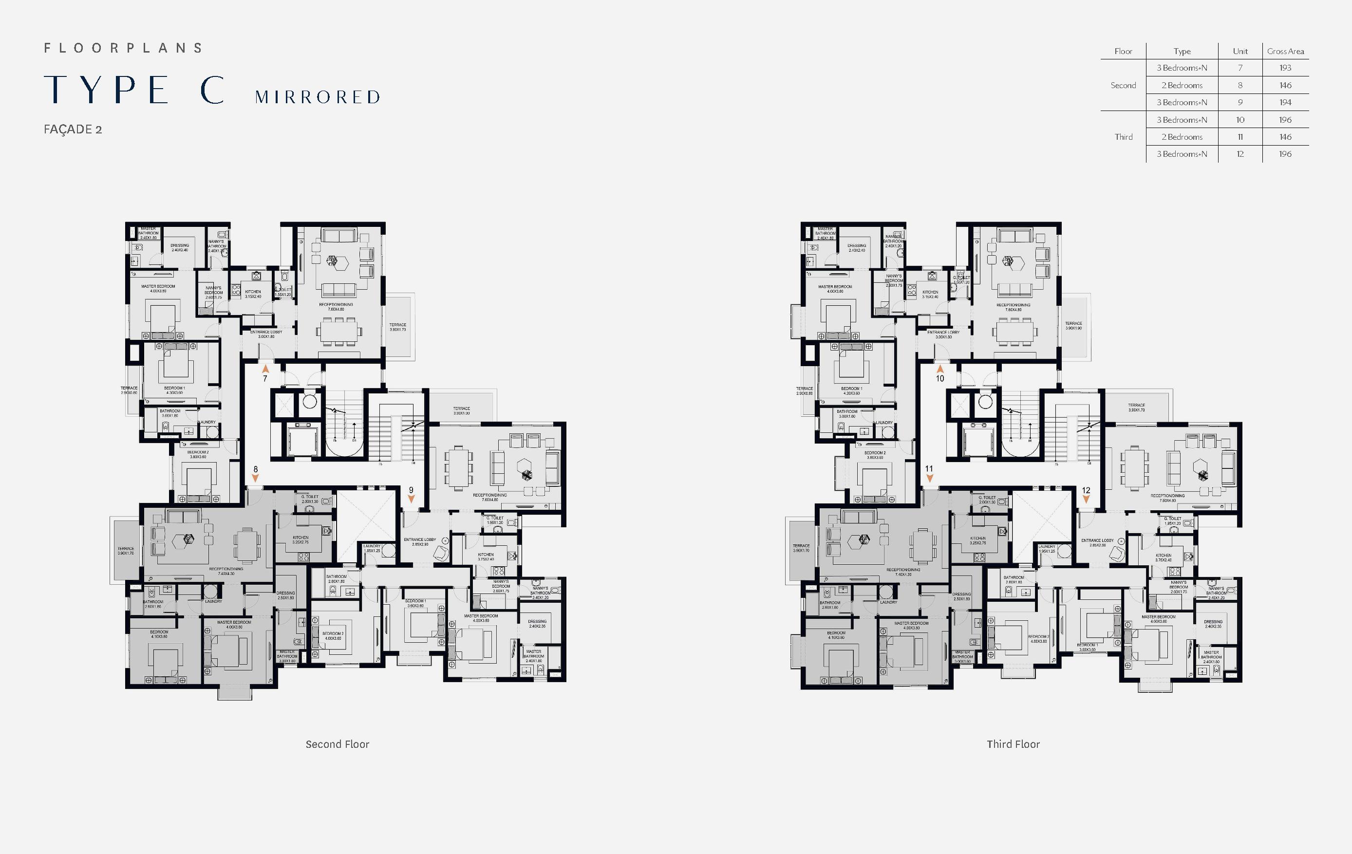 Floor plan for apartment at O West Orascom