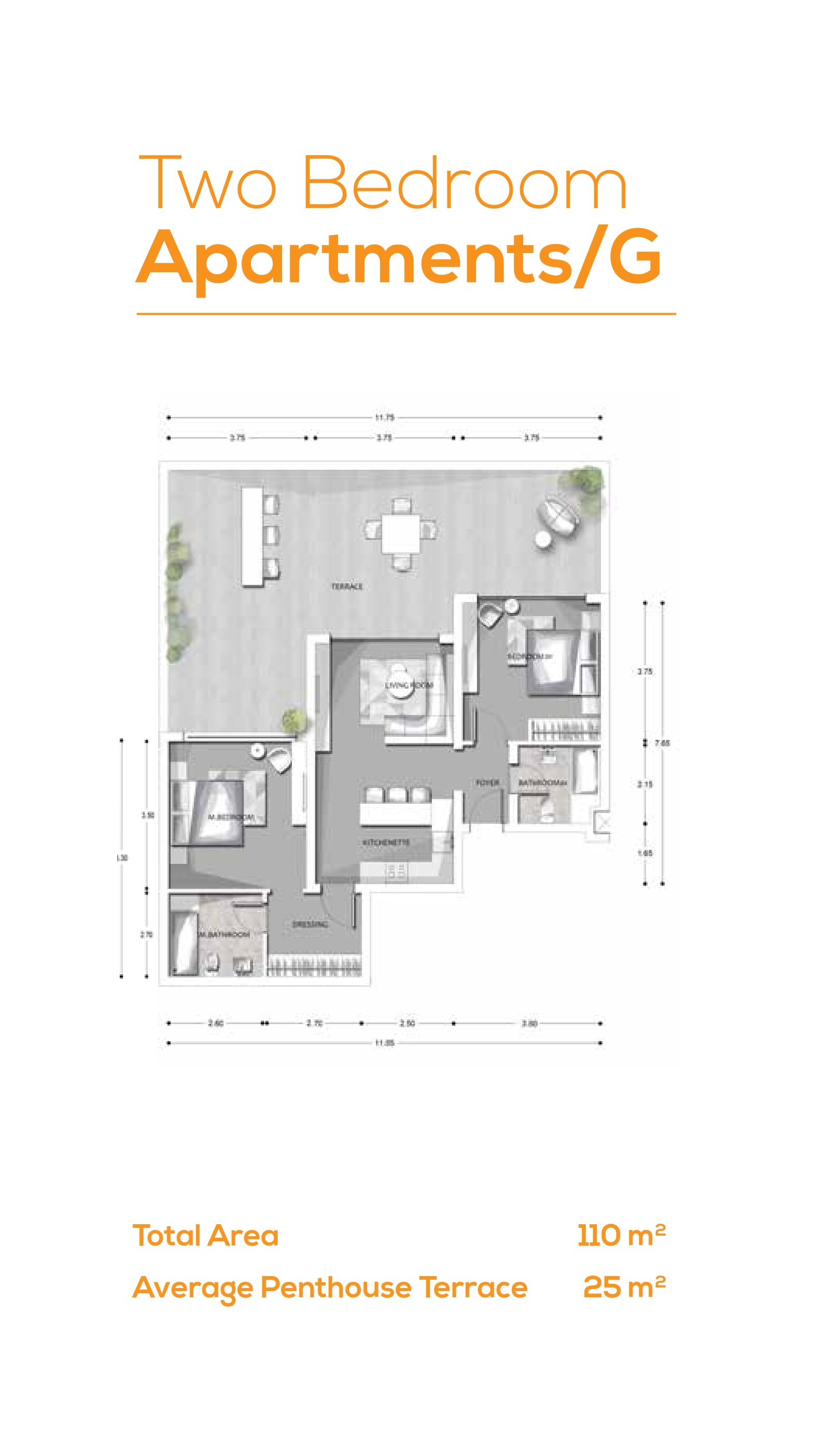 Floor plan for apartment at G Cribs