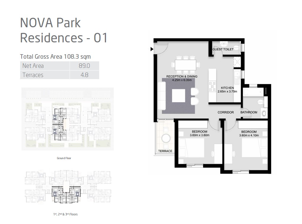 Floor plan for apartment at VYE SODIC