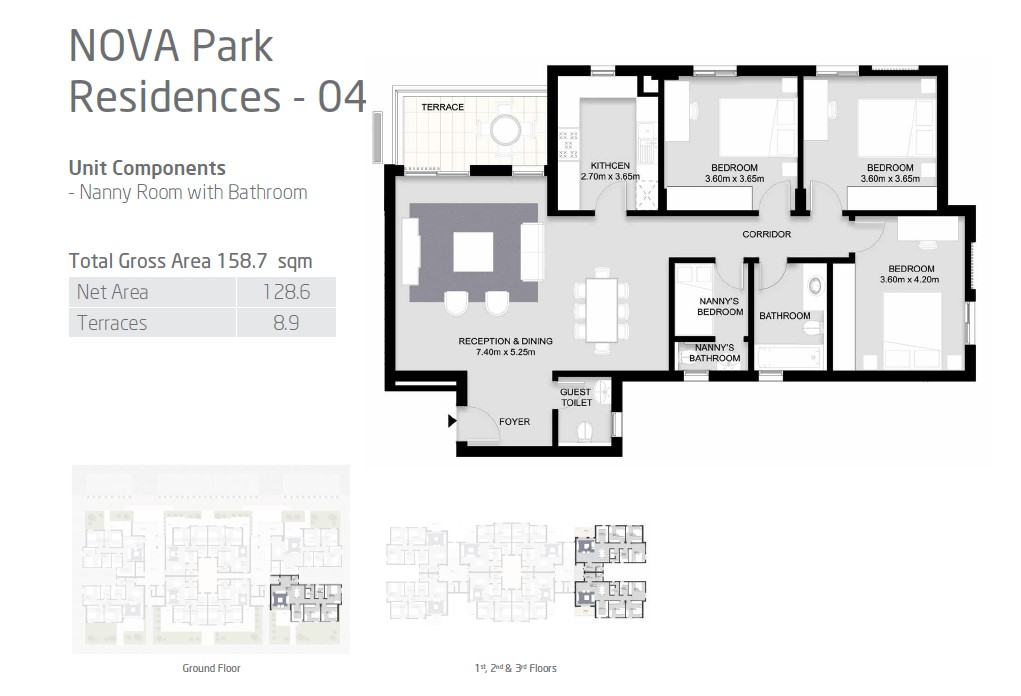 Floor plan for apartment at VYE SODIC