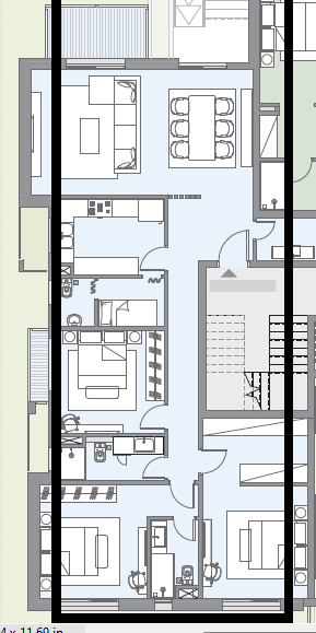 Floor plan for apartment at HAPTown