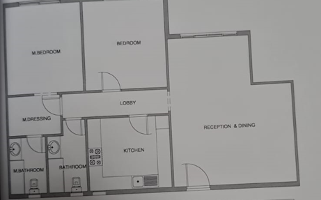 Floor plan for apartment at Aliva Mountain View Mostakbal City