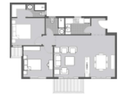 Floor plan for apartment at Dejoya Residence
