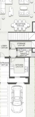 Floor plan for townhouse at At East