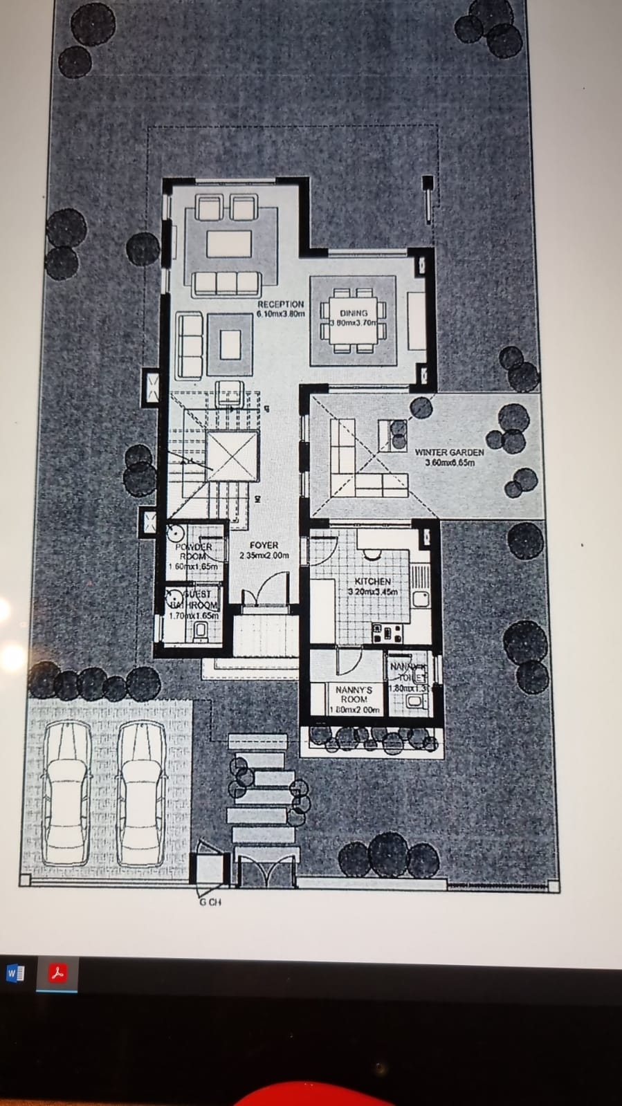 Floor plan for villa at SODIC East