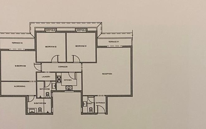 Floor plan for apartment at Mountain View ICity New Cairo