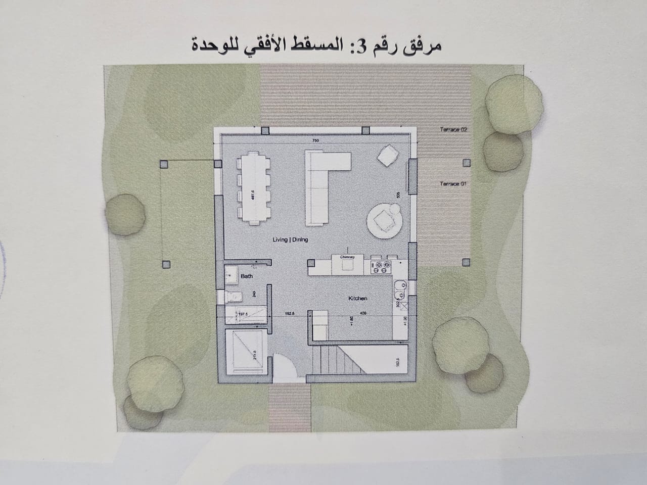Floor plan for villa at Il Monte Galala