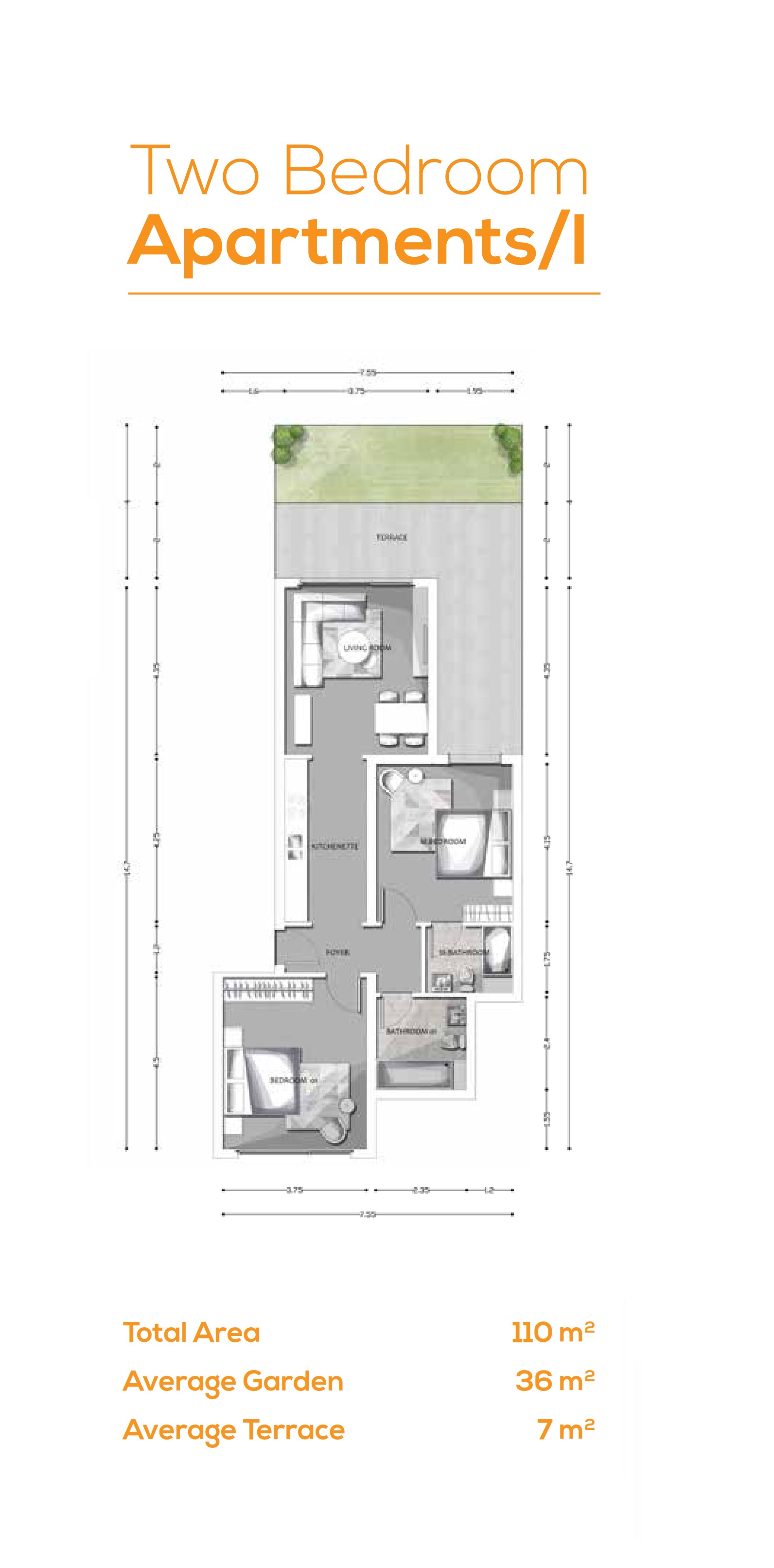 Floor plan for apartment at G Cribs