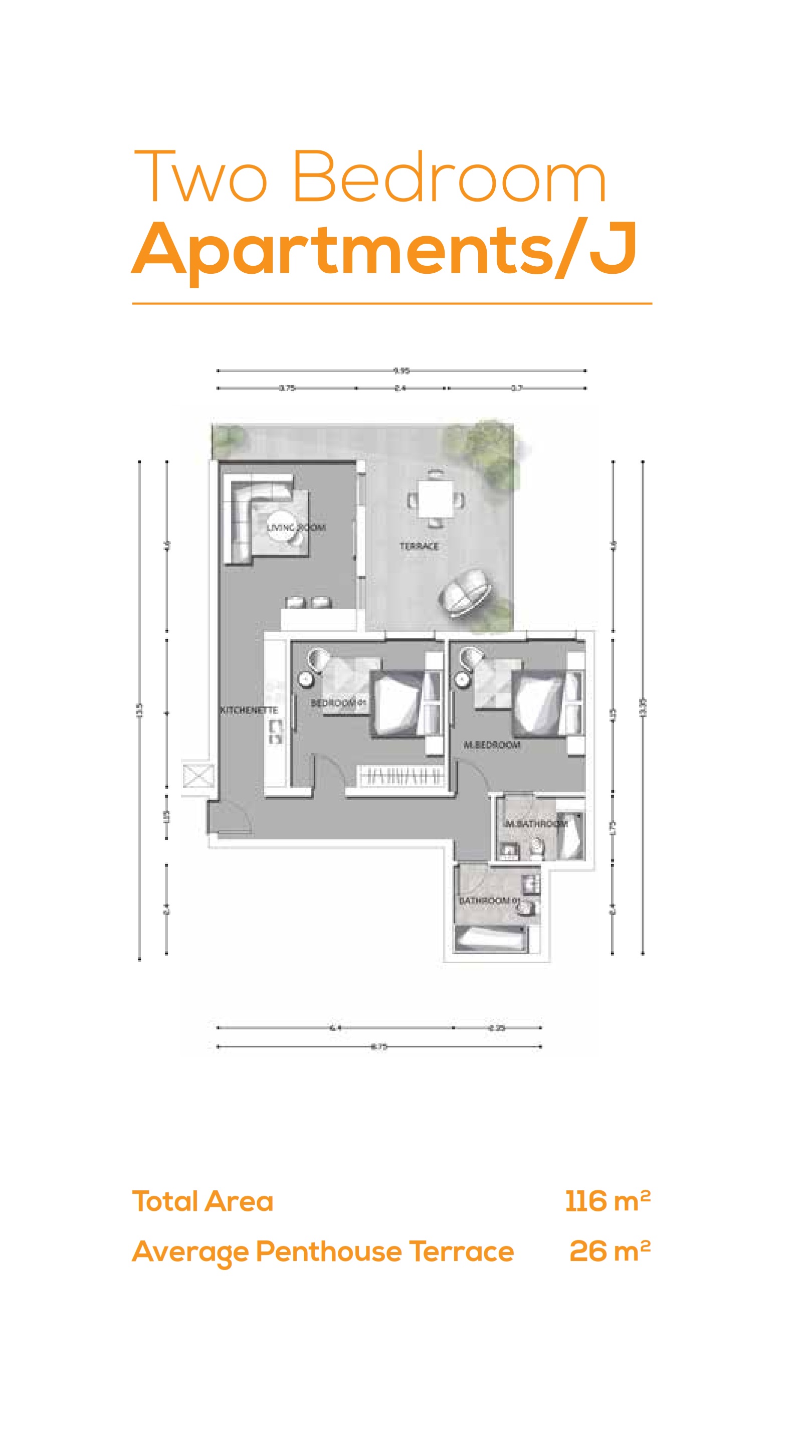 Floor plan for apartment at G Cribs