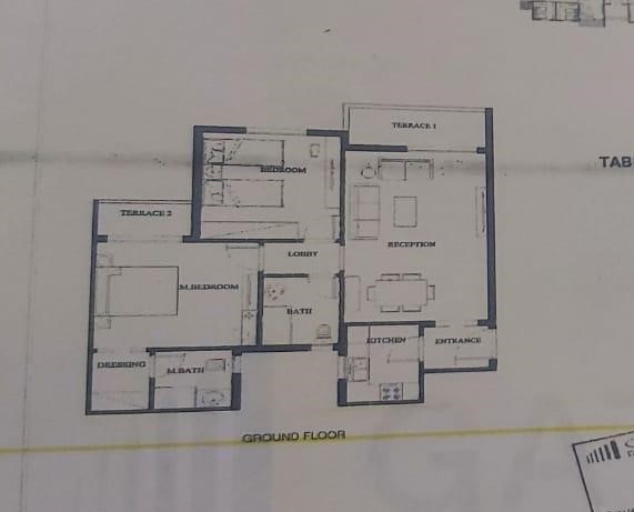 Floor plan for apartment at Lugar