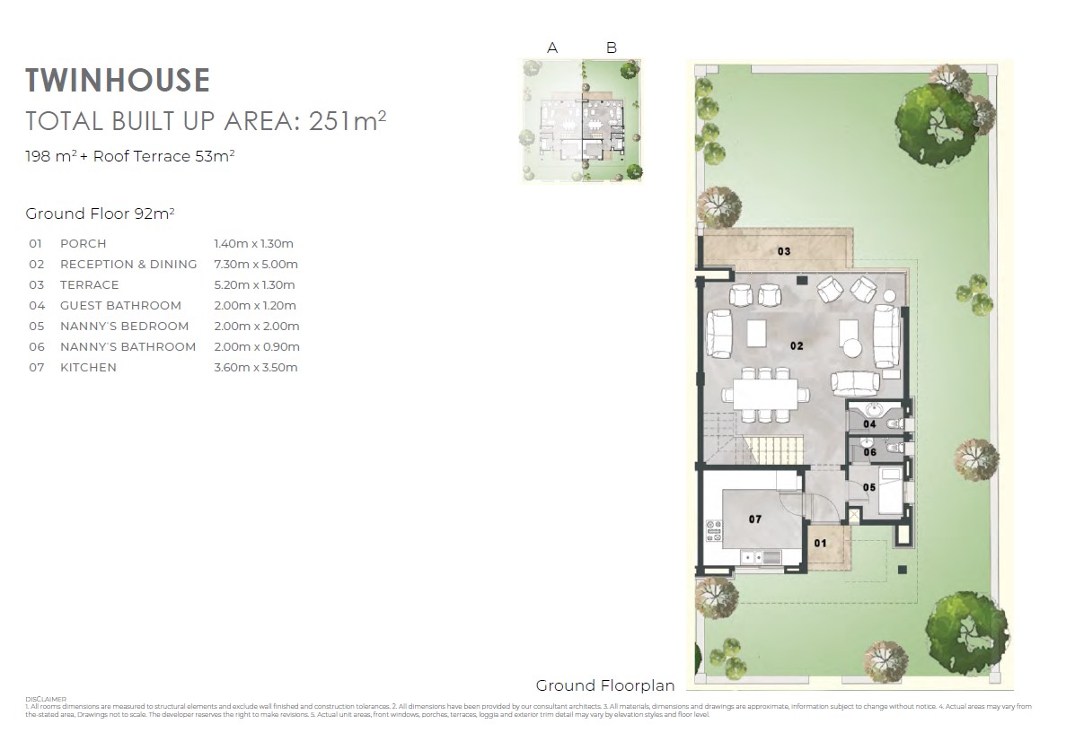 Floor plan for  at Il Bosco New Capital